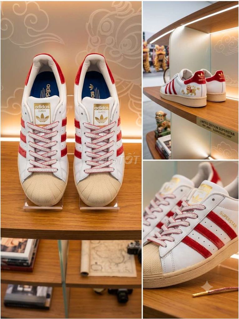 Giày thể thao Adidas Superstar Da thật 39 EU. Mua bán Giày dép tại Quận 10 Tp Hồ Chí Minh được đăng bởi A.Đông hình 1