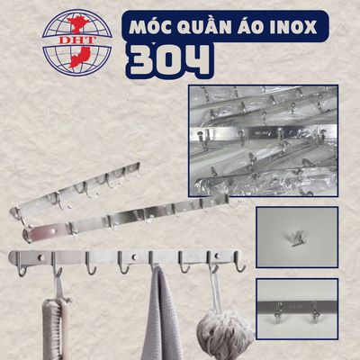 Móc treo quần áo, móc treo gắn tường DHT, Inox 304. Mua bán Nội thất, đồ gia dụng khác tại Quận Tân Phú Tp Hồ Chí Minh được đăng bởi CÔNG TY TNHH THƯƠNG MẠI CƠ KHÍ DŨNG HOÀNG TÂM