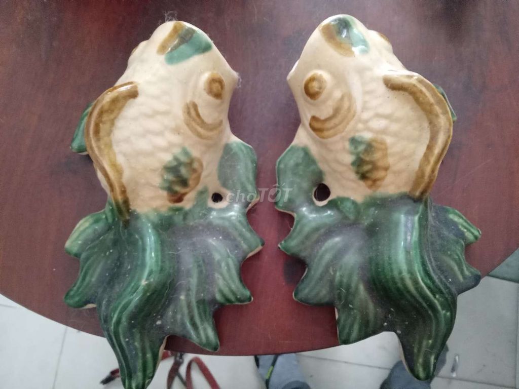 Cá gốm sứ. Mua bán Cây cảnh, đồ trang trí tại Quận 1 Tp Hồ Chí Minh được đăng bởi Hien Nguyen hình 1