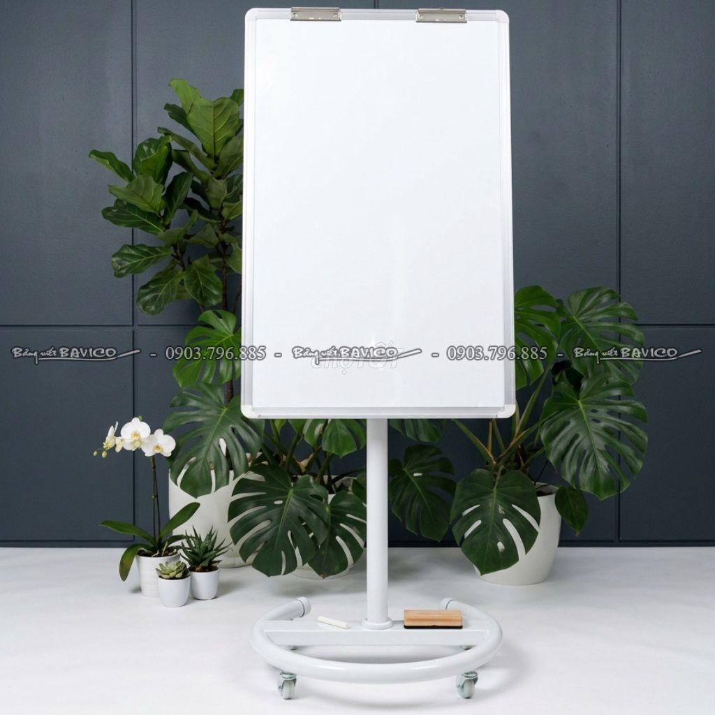 Bảng Flipchart Bavico Plus MDF Ceramic Trắng Xanh. Mua bán Đồ dùng văn phòng tại Quận 12 Tp Hồ Chí Minh được đăng bởi BẢNG VIẾT BAVICO  hình 1