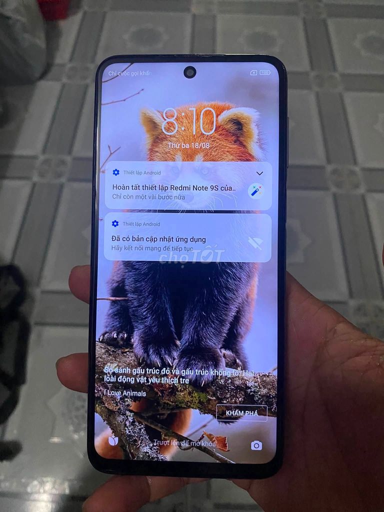Xiaomi Redmi Note 9S 128GB Vàng hồng. Mua bán Điện thoại tại Quận Bình Tân Tp Hồ Chí Minh được đăng bởi Hội Đồ Điện Tử hình 1