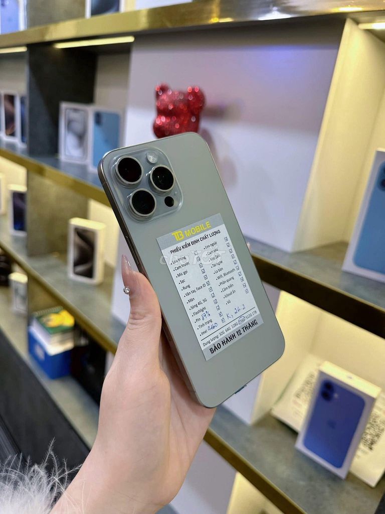 Apple iPhone 15 Pro Max 256GB Xám Đã qua sử dụng. Mua bán Điện thoại tại Quận Cầu Giấy Hà Nội được đăng bởi Vũ Ngô Trung Nguyên hình 1