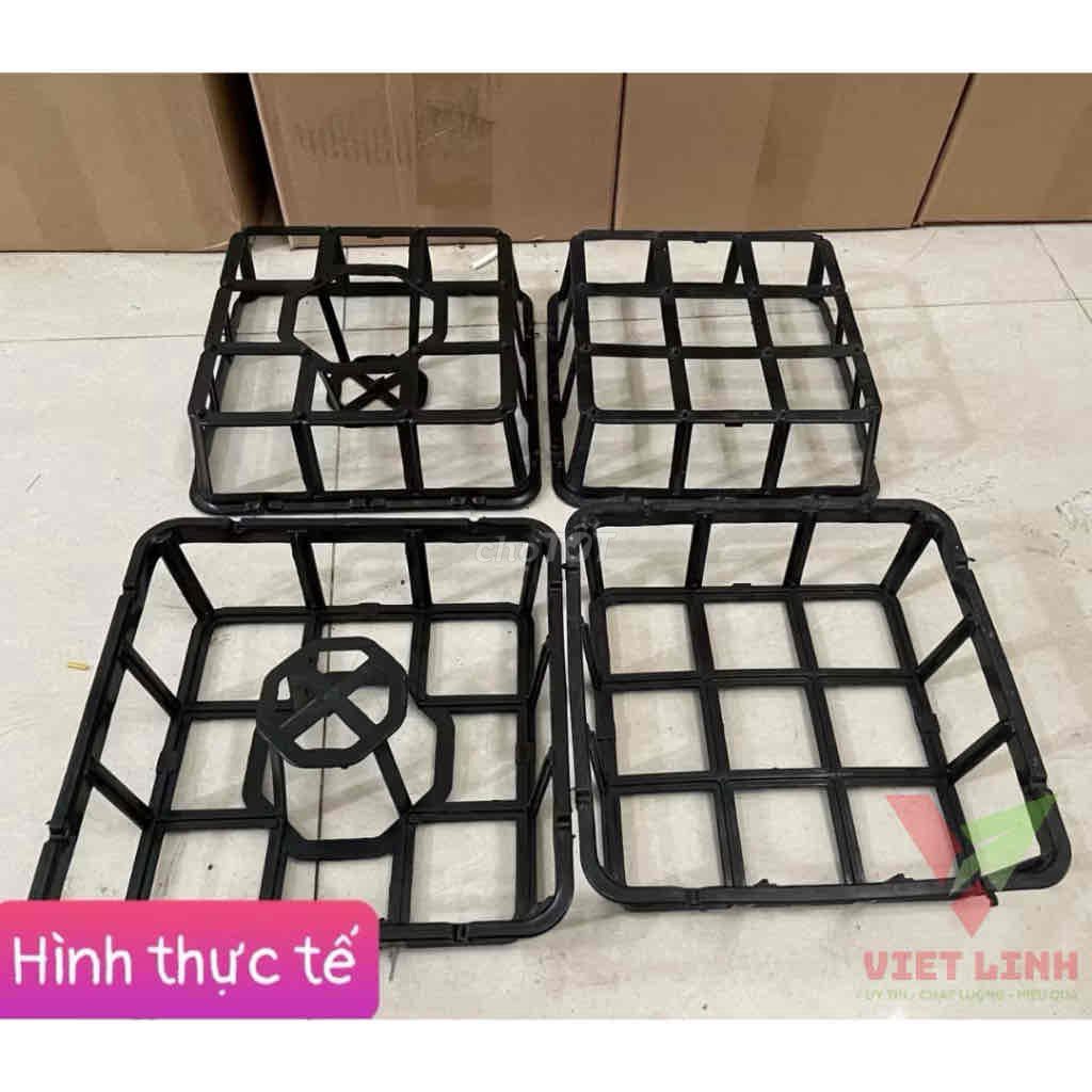 Đế kê túi giá thể Nhựa PP Đen 23x20x7cm. Mua bán Đồ chuyên dụng, Giống nuôi trồng tại Huyện Châu Thành Tiền Giang được đăng bởi Hồ Thanh Vy hình 1