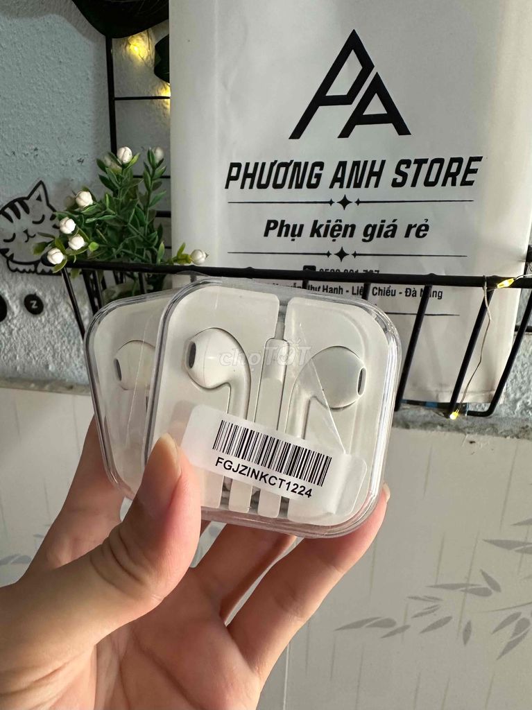 Tai Nghe Dây 6S Chân Cắm 3.5 Hàng Xịn New. Mua bán Tivi, Âm thanh tại Quận Liên Chiểu Đà Nẵng được đăng bởi Phương Anh Store hình 1