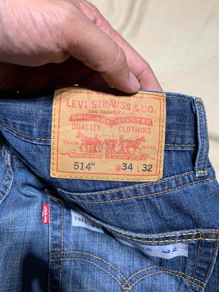 Quần Jeans Nam Size 34 Hiệu / Levi’s 514