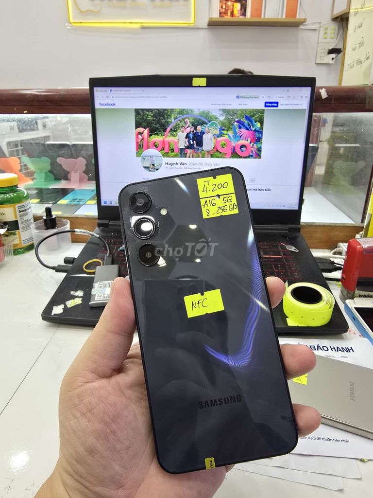Samsung A16 5G 8GB 256GB. Mua bán Điện thoại tại Thành phố Long Xuyên An Giang được đăng bởi Facebook Cầm Đồ Thúy Vân hình 1