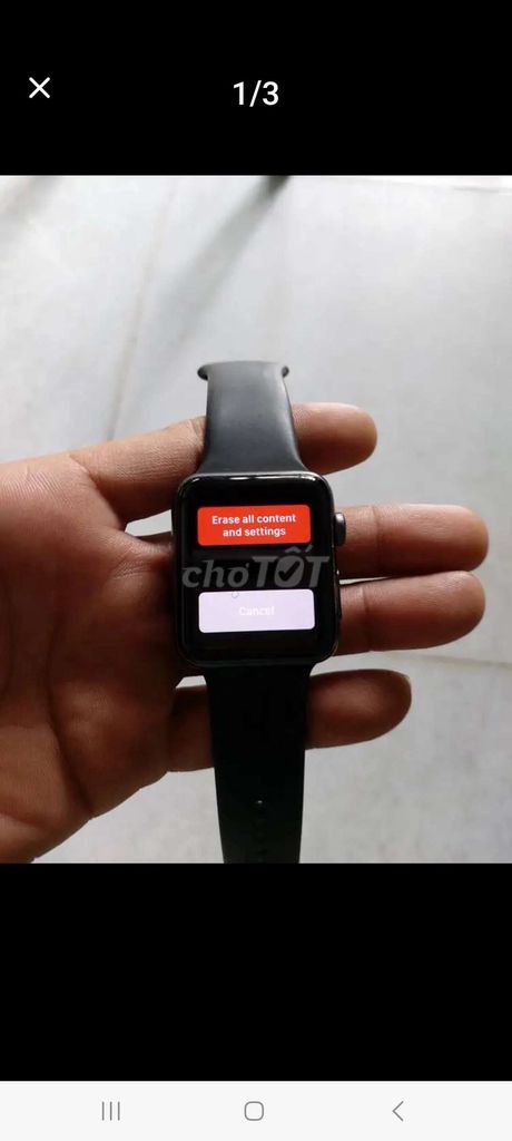 Apple Watch S2 42mm Đen Hỏng. Mua bán Thiết bị đeo thông minh tại Huyện Bình Chánh Tp Hồ Chí Minh được đăng bởi bách quang hình 1