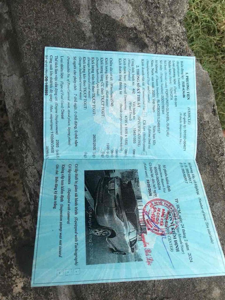 Toyota Fortuner 2020 2.4 MT số sàn Odo 155 ngàn km. Mua bán Ô tô tại Quận 7 Tp Hồ Chí Minh được đăng bởi trần tấn lộc hình 7