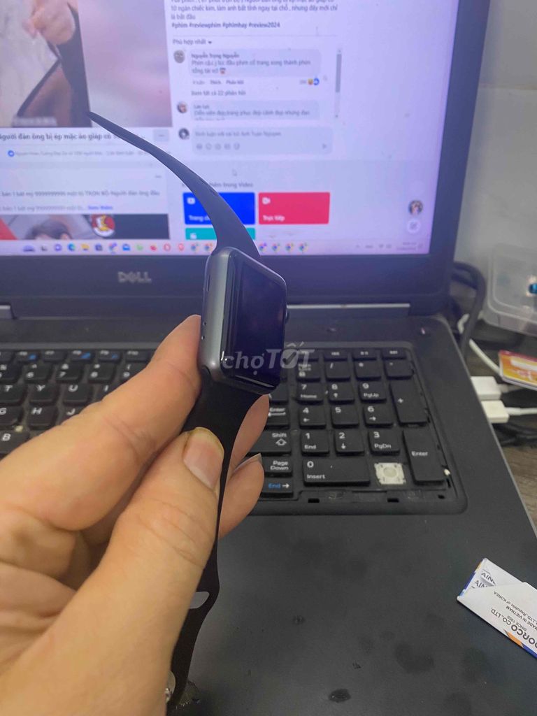 apple watch series 3 38mm mầu trắng  và  hồng   va. Mua bán Thiết bị đeo thông minh tại Quận Hồng Bàng Hải Phòng được đăng bởi nguyễn văn tuân hình 2