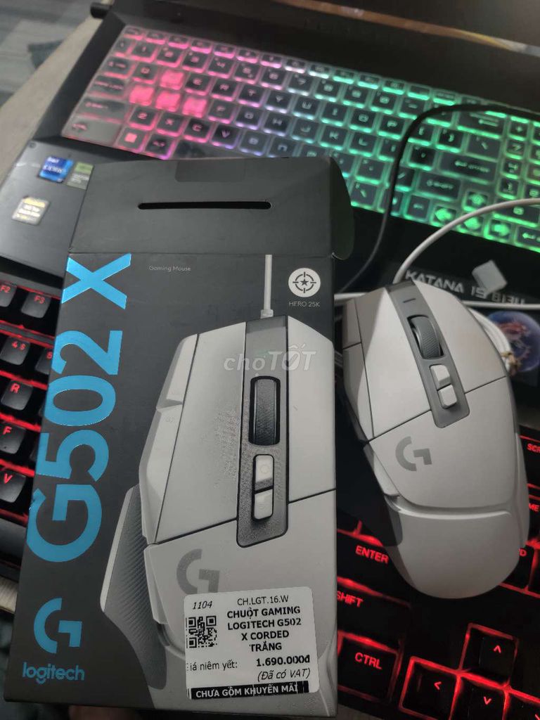 Chuột gaming Logitech G502 X. Mua bán Phụ kiện (Màn hình, Chuột...) tại Thành phố Thủ Đức Tp Hồ Chí Minh được đăng bởi Thiên Triều hình 1
