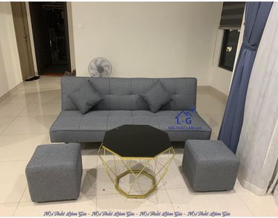 Sofa bed bọc vải – dễ vệ sinh, chống bụi -Sofa. Mua bán Giường, chăn ga gối nệm tại Quận 8 Tp Hồ Chí Minh được đăng bởi GIƯỜNG SẮT SƠN LÂM