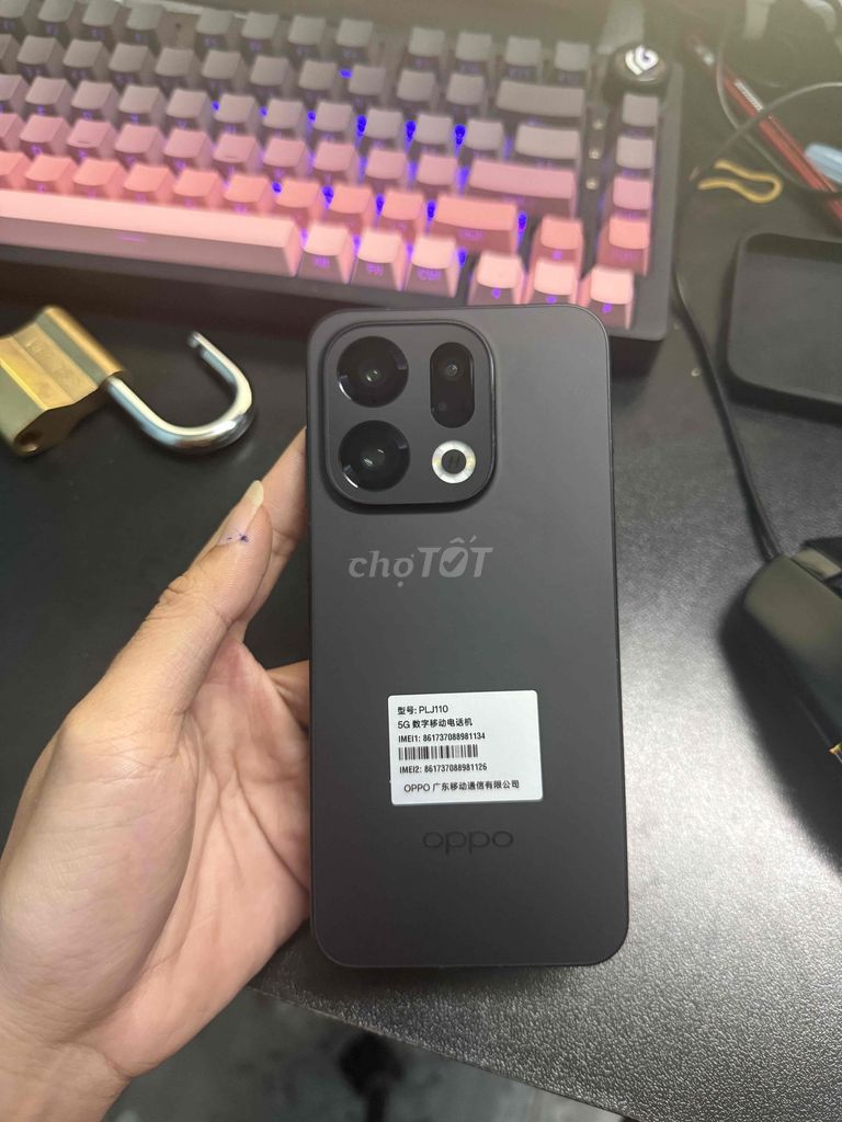 OPPO FIND X9 like new màu đen 12/256 nội địa. Mua bán Điện thoại tại Thành phố Thủ Đức Tp Hồ Chí Minh được đăng bởi Cường Nguyễn hình 1