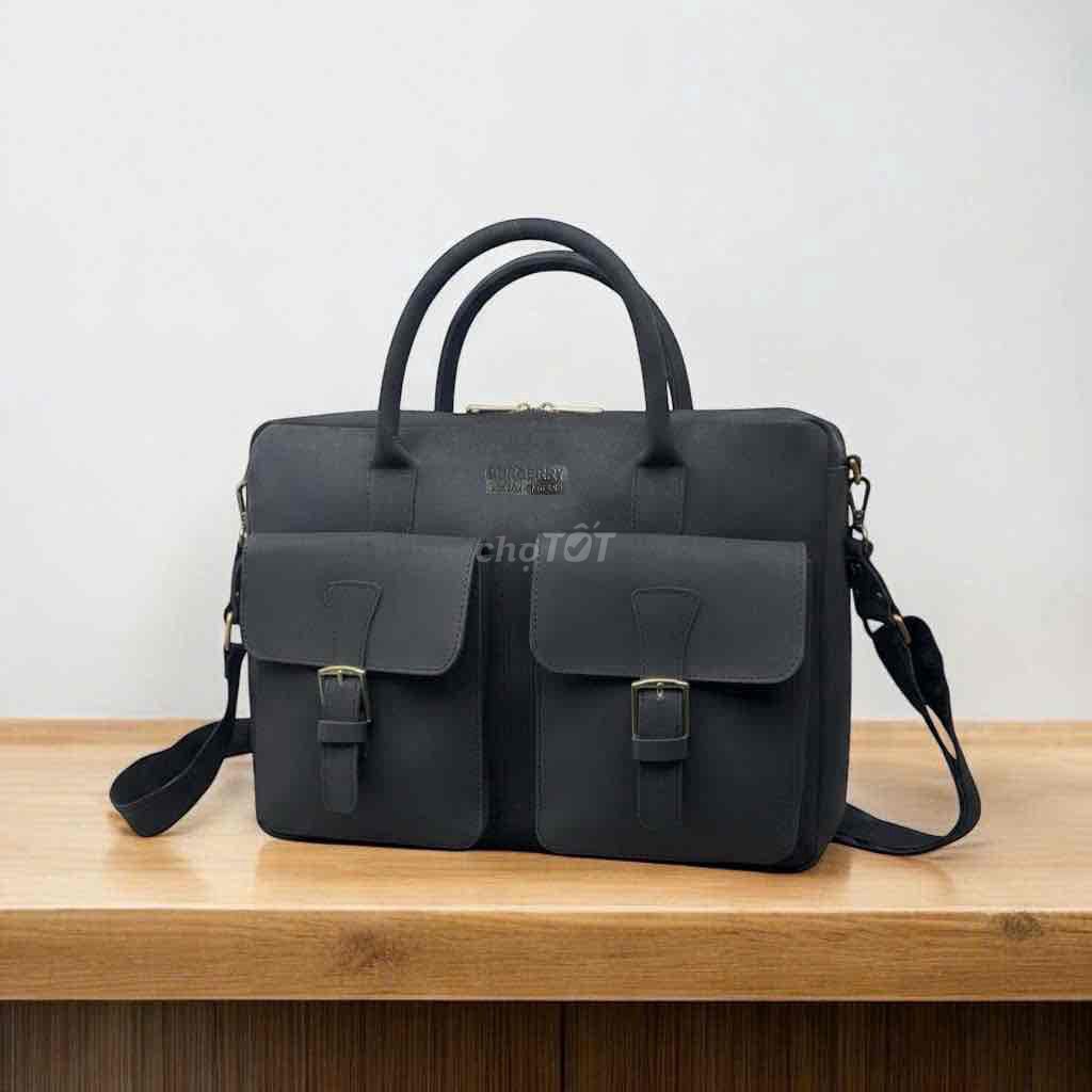Cặp công sở Burberry Da Đen. Mua bán Túi xách tại Thị xã Tân Uyên Bình Dương được đăng bởi mimi hình 1