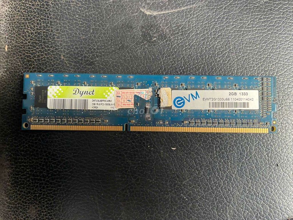 RAM Dynet DDR3 2GB 1333MHz Đã sử dụng. Mua bán Linh kiện (RAM, Card...) tại Thành phố Tuyên Quang Tuyên Quang được đăng bởi hoàng chung hình 1
