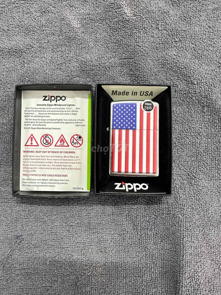 Bật lửa Zippo Chrome Đỏ. Mua bán Đồ sưu tầm, đồ cổ tại Thành phố Thủ Dầu Một Bình Dương được đăng bởi Chợ Xe Bình Dương hình 1