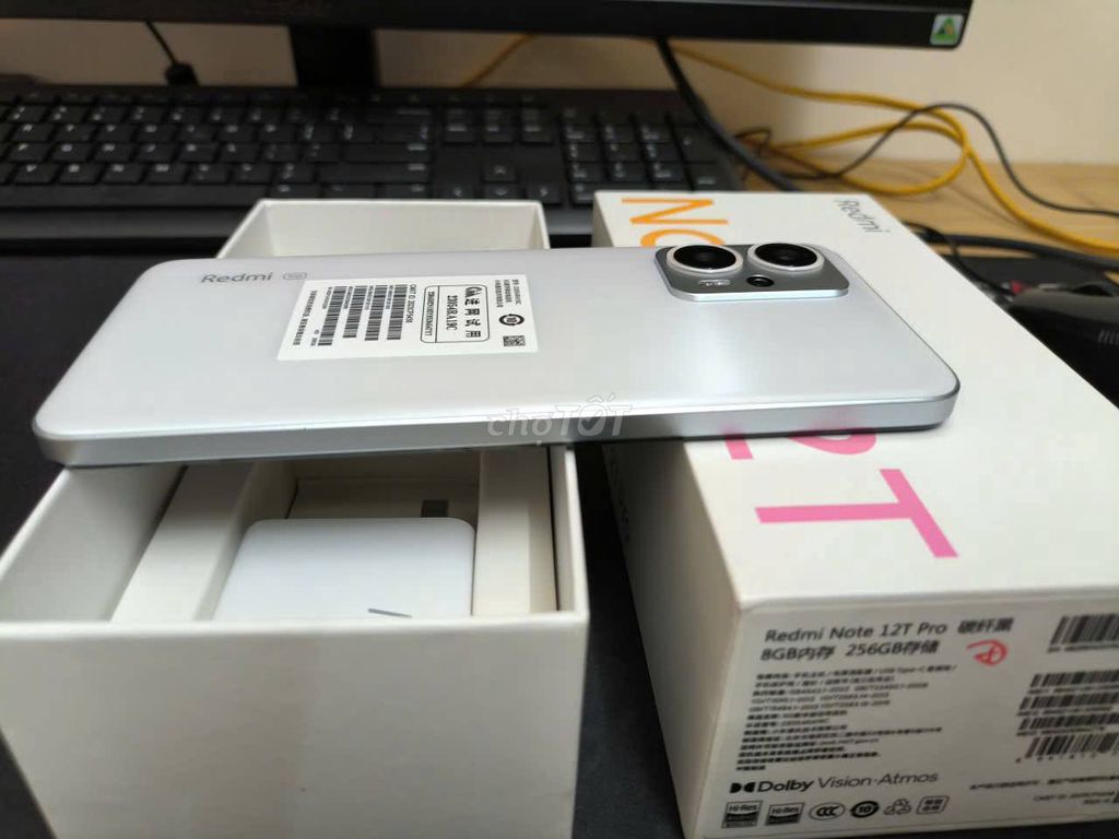 Xiaomi Redmi Note 12T Pro 256GB Trắng. Mua bán Điện thoại tại Thành phố Vũng Tàu Bà Rịa - Vũng Tàu được đăng bởi Tien Ho hình 1