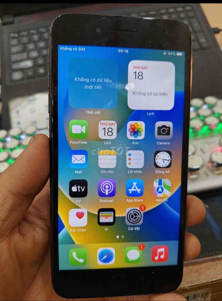 Apple iPhone 8 Plus Đen 93% bảo hành 3 tháng tại n. Mua bán Điện thoại tại Quận Thanh Xuân Hà Nội được đăng bởi Anh Đức hình 1
