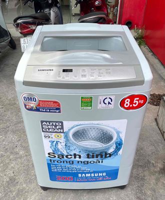 Máy giặt Samsung 8.5kg, màu trắng bạc giặt vắt êm. Mua bán Máy giặt tại Quận Bình Tân Tp Hồ Chí Minh được đăng bởi Điện Lạnh Gia Việt 