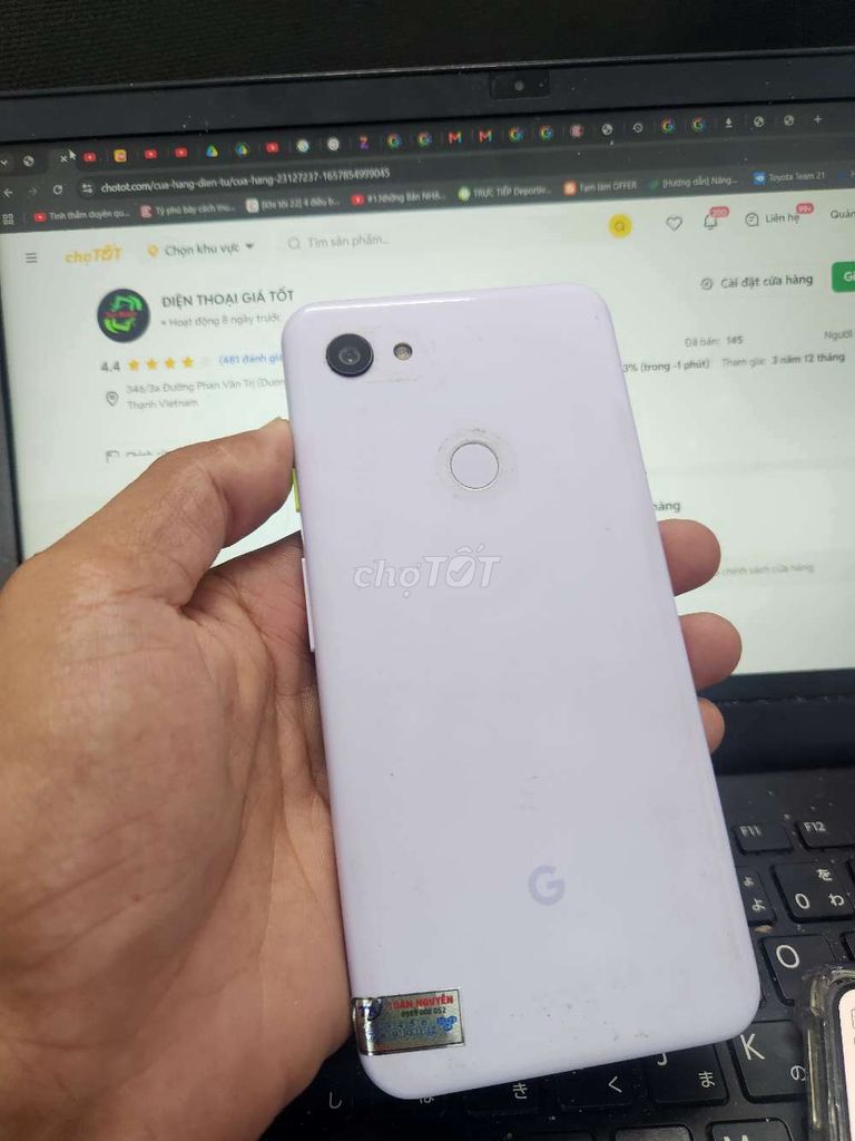 GOOGLE PIXEL 3A XL 4GB.64GB SNAP 670 MƯỢT FULL CN. Mua bán Điện thoại tại Quận Bình Thạnh Tp Hồ Chí Minh được đăng bởi Dân Mobile hình 1
