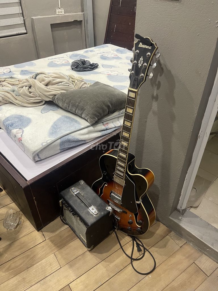 Đàn guitar điện Ibanez Nâu đen. Mua bán Nhạc cụ tại Quận Ba Đình Hà Nội được đăng bởi Viêt Nguyễn hình 1