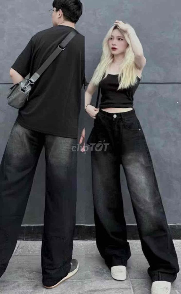 Quần jean Whose Studio Đen Unisex XS. Mua bán Quần áo tại Huyện Gia Lâm Hà Nội được đăng bởi Vũ minh Hiền hình 1