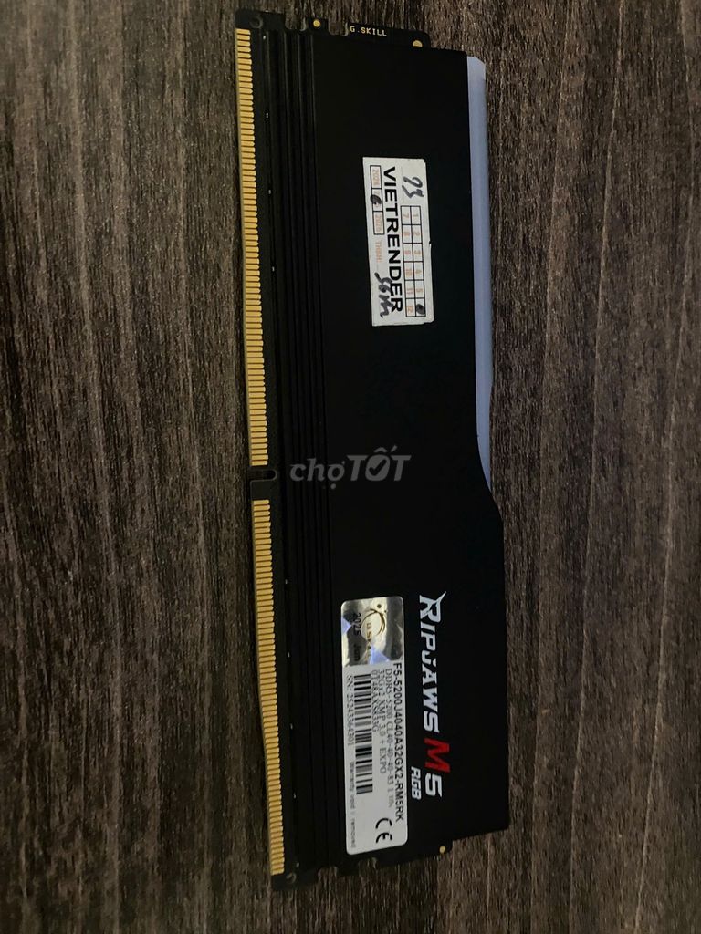 RAM PC 64GB (2X32GB) DDR5 G.Skill Ripjaws M5 RGB. Mua bán Linh kiện (RAM, Card...) tại Quận Thanh Khê Đà Nẵng được đăng bởi Thanh hình 1