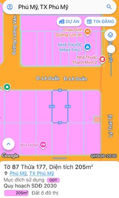  kẹt tiền cần bán lô đất MT lê duẩn 10x20m full thổ  6.85 tỷ 