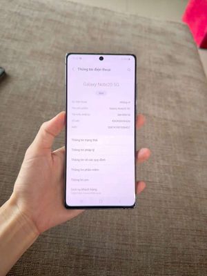 Samsung Galaxy Note 20 5G. Mua bán Điện thoại tại Thành phố Thủ Dầu Một Bình Dương được đăng bởi Nga tuấn Đt Giá rẻ