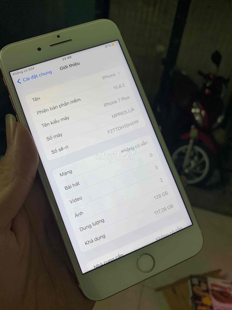 7Plus 128G zin full cn đẹp kemg