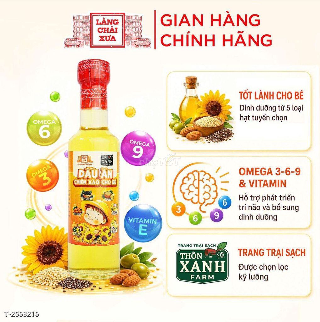 Dầu ăn dặm Thôn Xanh Farm. Mua bán Mẹ và bé tại Thành phố Thuận An Bình Dương được đăng bởi Nhã Phương hình 1