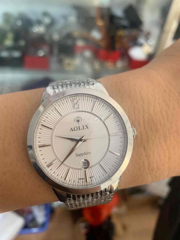 Đồng hồ nam trắng toàn thân. Mua bán Đồng hồ tại Quận Hà Đông Hà Nội được đăng bởi Watch Shop 1986 hình 1