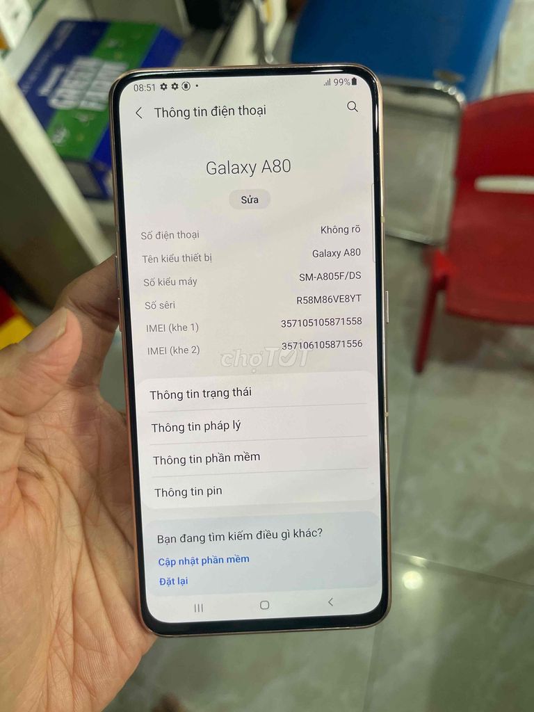 Samsung Galaxy A80 128GB Vàng hồng. Mua bán Điện thoại tại Quận Gò Vấp Tp Hồ Chí Minh được đăng bởi heo lười hình 1