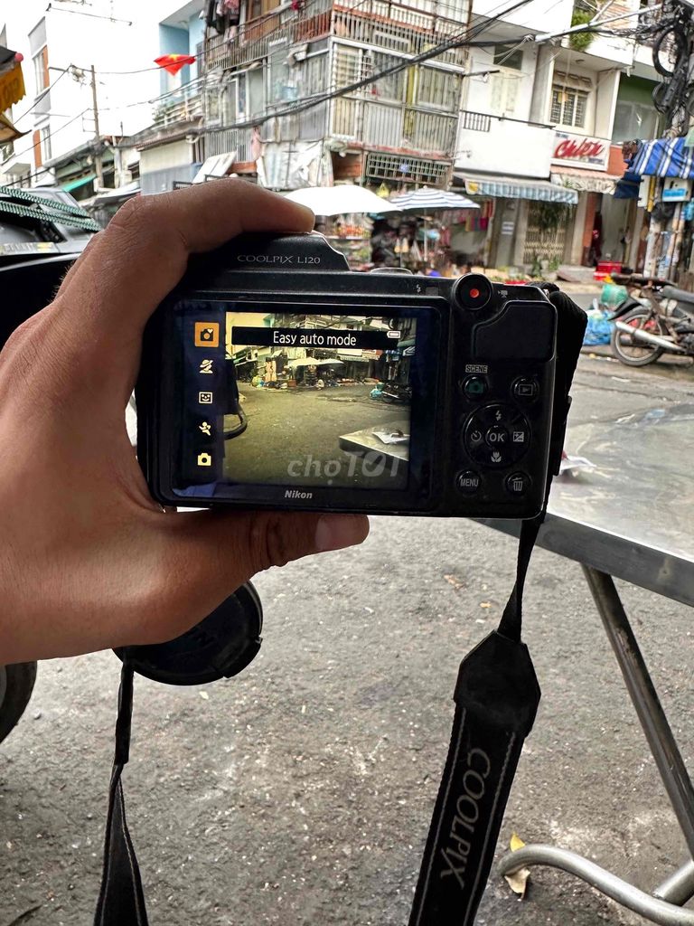 Máy ảnh Nikon Coolpix L120 Đen. Mua bán Máy ảnh, Máy quay tại Quận Bình Thạnh Tp Hồ Chí Minh được đăng bởi huy đồ cũ hình 1