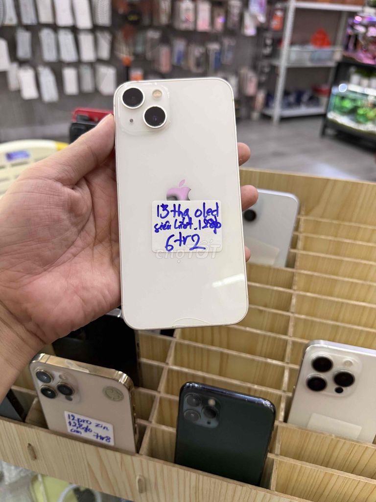Apple iPhone 13 128GB Trắng máy bao ngon. Mua bán Điện thoại tại Quận Hải Châu Đà Nẵng được đăng bởi Hoàng Táo 273 Nguyễn Hoàng hình 1