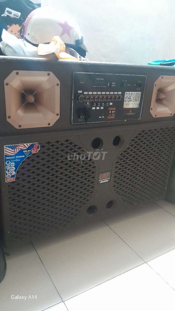 Loa kéo CAE Audio Đen Công suất lớn 2 micro. Mua bán Tivi, Âm thanh tại Quận Bình Tân Tp Hồ Chí Minh được đăng bởi quốc trường  hình 1