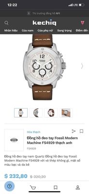 Đồng Hồ Fossil chính hãng. Mua bán Đồng hồ tại Thành phố Biên Hòa Đồng Nai được đăng bởi BỤI Seconhand