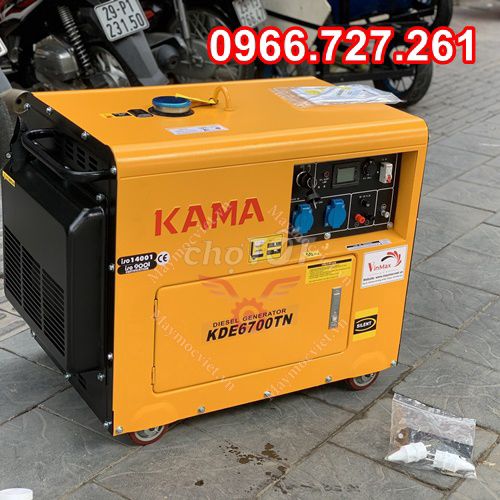 Máy phát điện chạy dầu chống ồn Kama KDE6700TN