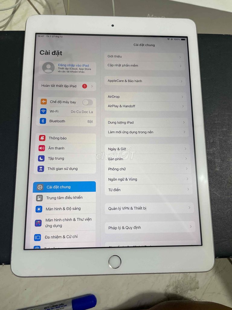 Apple iPad Gen 5 128GB Bạc. Mua bán Máy tính bảng tại Quận 8 Tp Hồ Chí Minh được đăng bởi nguyễn văn trung hình 1
