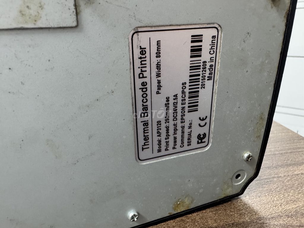 Máy in tem AP3120 Đen Trung Quốc. Mua bán Đồ dùng văn phòng tại Quận Cầu Giấy Hà Nội được đăng bởi Minh Tâm hình 1