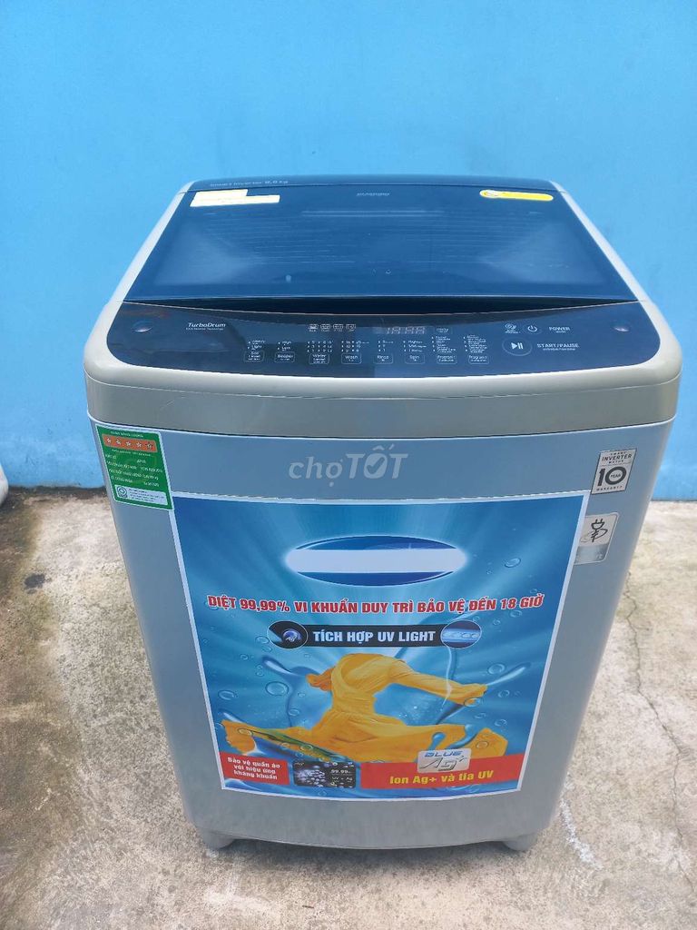 Máy giặt LG Smart Inverter 9.5kg Xám. Mua bán Máy giặt tại Quận Bình Tân Tp Hồ Chí Minh được đăng bởi Boy  hình 1