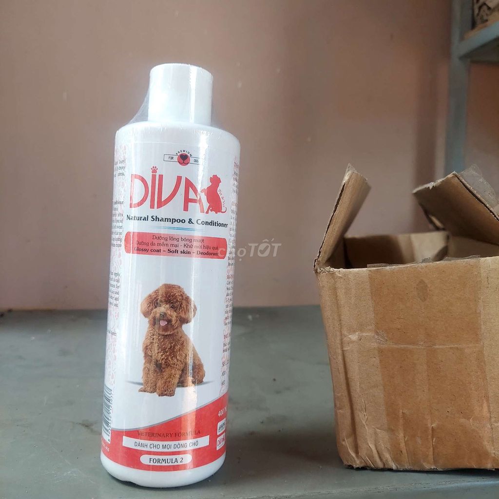 Sữa tắm chó DIVA 400ml Dưỡng lông khử mùi. Mua bán Phụ kiện, Thức ăn, Dịch vụ tại Thành phố Biên Hòa Đồng Nai được đăng bởi Anh Quân hình 1