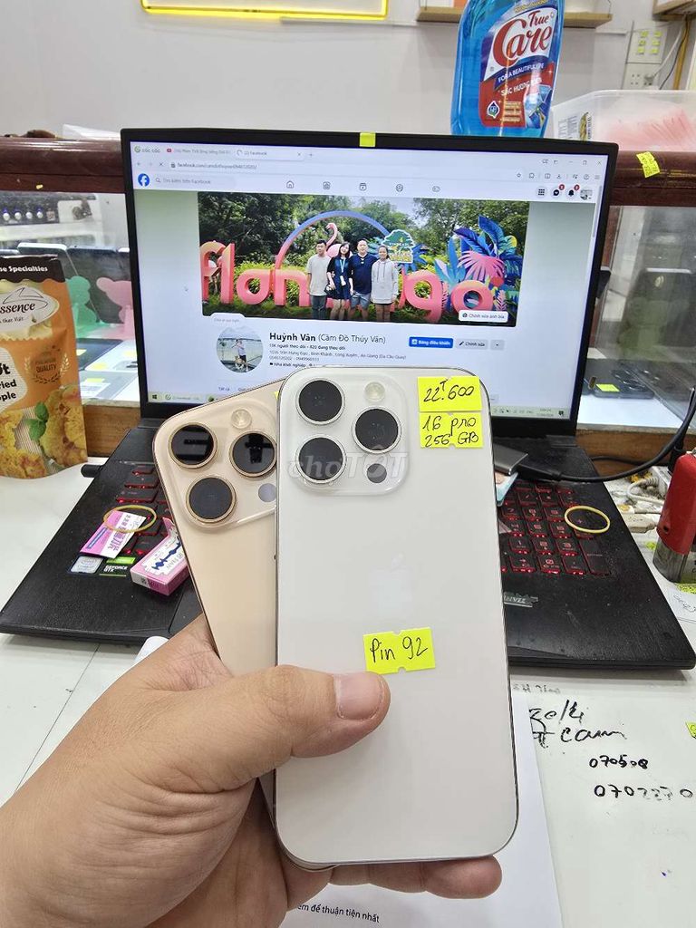 Iphone 16 Pro 256GB - Có Ổ Sim. Mua bán Điện thoại tại Thành phố Long Xuyên An Giang được đăng bởi Facebook Cầm Đồ Thúy Vân hình 1