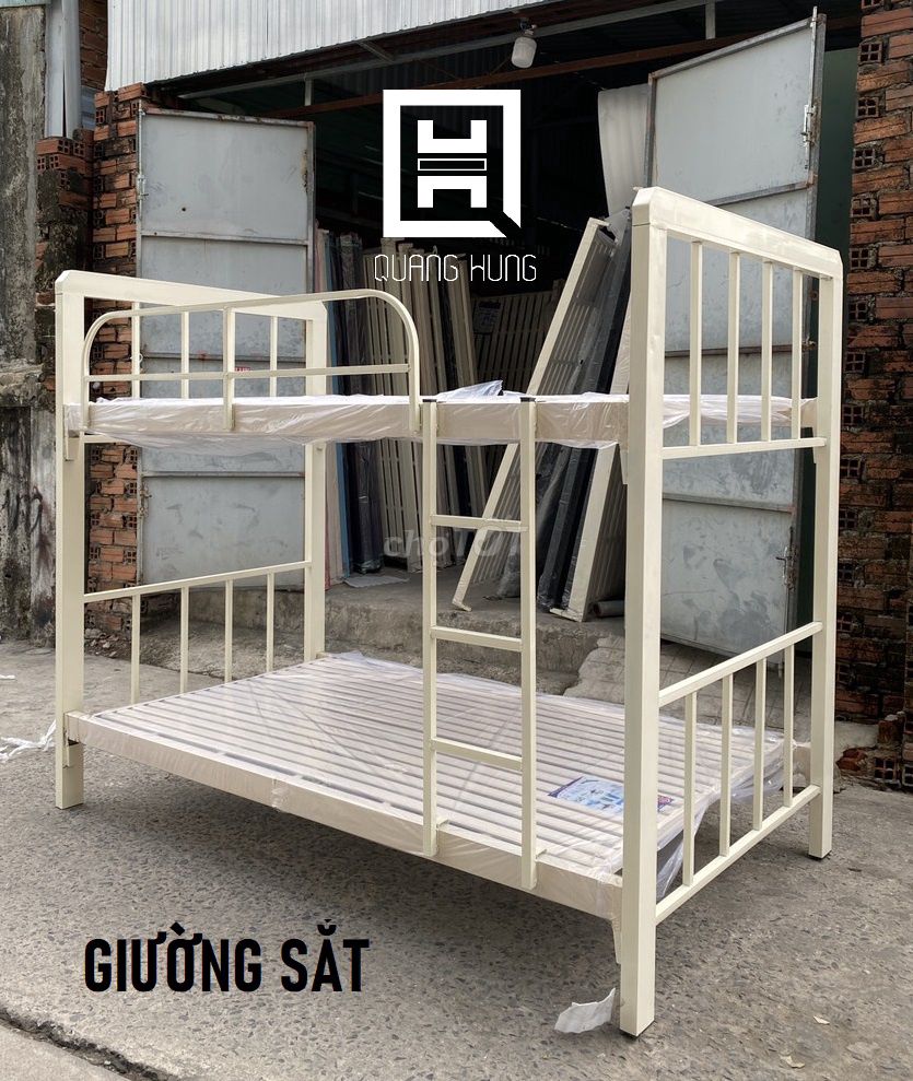 GIƯỜNG TẦNG==GIƯỜNG TẦNG SẮT HỘP 4X8-GIƯỜNG TẦNG==. Mua bán Giường, chăn ga gối nệm tại Thành phố Thủ Đức Tp Hồ Chí Minh được đăng bởi NỘI THẤT NHÀ XINH hình 1