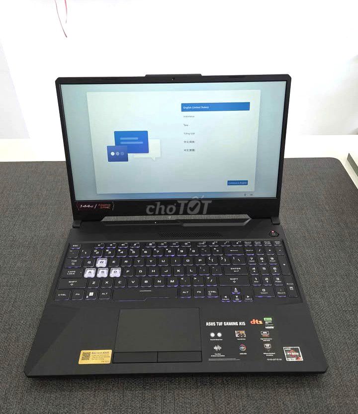Asus TUF A15 FA506: R5-4600H/8GB/512GB/RTX 3050. Mua bán Laptop tại Quận Hải Châu Đà Nẵng được đăng bởi TTCenter 484 NÚI THÀNH hình 1