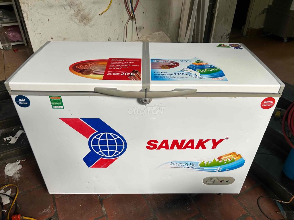 TỦ ĐÔNG SANAKY 400lít .2 chế độ .máy zin 100%