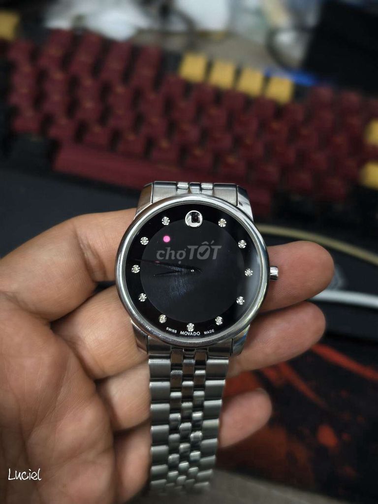 Dư dùng bán bớt Movado Museum bản Diamond 40mm. Mua bán Đồng hồ tại Quận 3 Tp Hồ Chí Minh được đăng bởi ta tan thanh hình 1