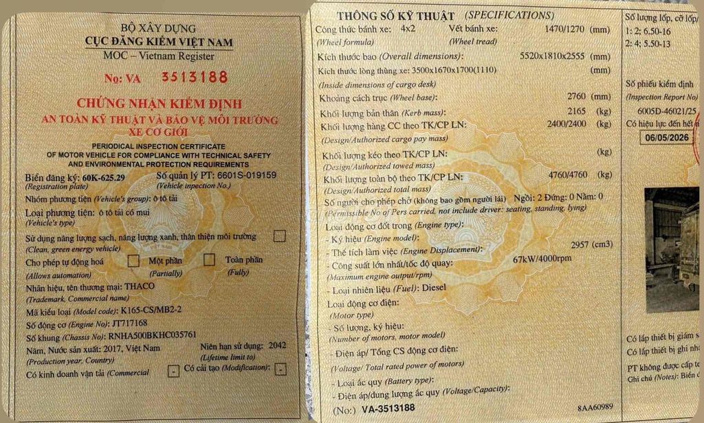 K165 2017. Mua bán Xe tải, xe ben tại Huyện Trảng Bom Đồng Nai được đăng bởi Đào Hoàng Hải hình 10