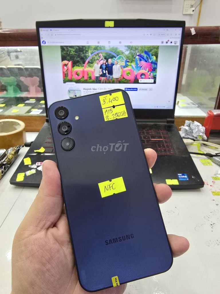 Samsung A15 256GB Đen. Mua bán Điện thoại tại Thành phố Long Xuyên An Giang được đăng bởi Facebook Cầm Đồ Thúy Vân hình 1