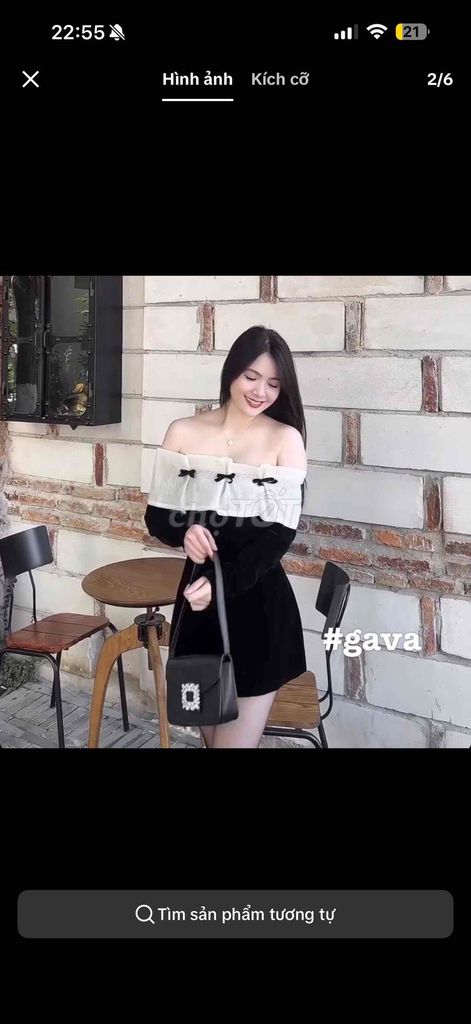 Váy Nhung Nữ Freesize Đen Trắng. Mua bán Quần áo tại Quận Ngô Quyền Hải Phòng được đăng bởi Việt Hà (HĐ) hình 1
