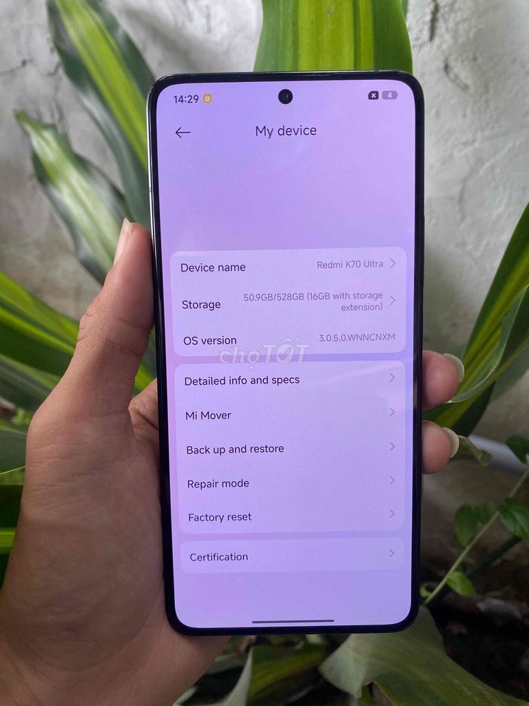 Xiaomi Redmi K70 Ultra 12GB/512GB Đen. Mua bán Điện thoại tại Quận Ninh Kiều Cần Thơ được đăng bởi sang hình 1